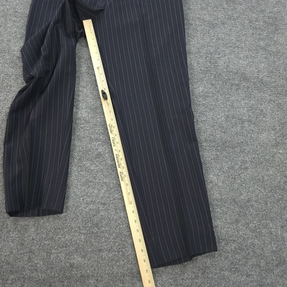 Daryl James Suit Mens 40 33x31 Blue Pinstripe 2 Piece Bespoke NFL Player‎ Custom